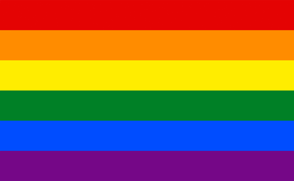 Pride flag logo